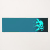 Blue Kodiak-Beer Yogamat (Achterkant (horizontaal))