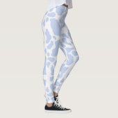 Blue Koe Spots Animal Print Patroon Leggings (Rechts)