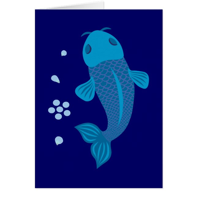 Blue Koi Fish (Voorkant)