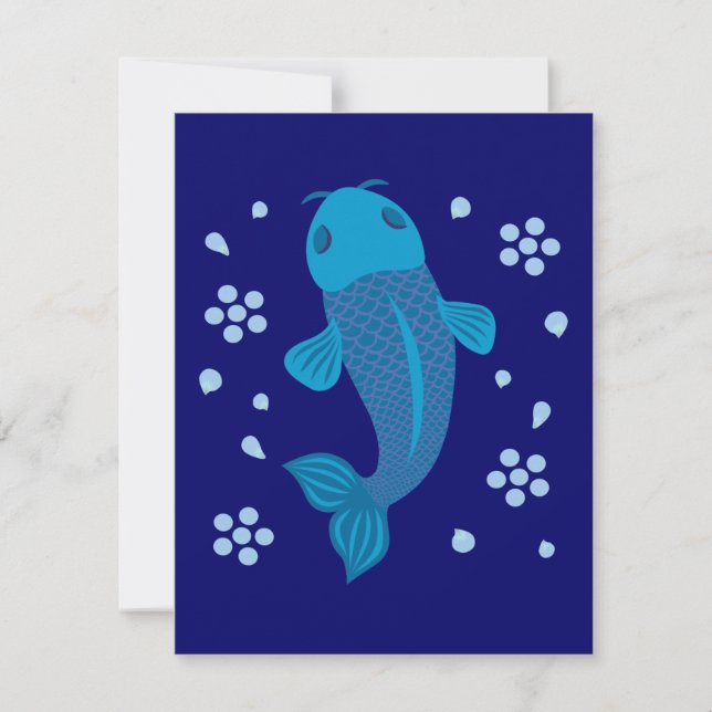 Blue Koi Fish (Voorkant)