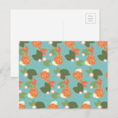 Blue Koi Pond Briefkaart (Voorkant / Achterkant)