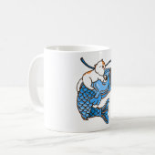 Blue Koinobori Koffiemok (Voorkant links)