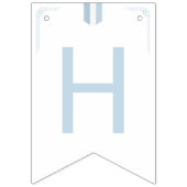 Blue Korean Doljanchi Happy Birthday Vlaggetjes (Tweede vlag)