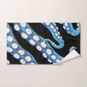 Blue Kraken Octopus Tentacles Art Bad Handdoek (Handdoek)