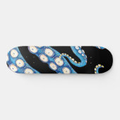 Blue Kraken Octopus Tentacles Art Persoonlijk Skateboard (Horizontaal)