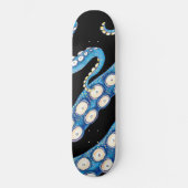 Blue Kraken Octopus Tentacles Art Persoonlijk Skateboard (Voorkant)