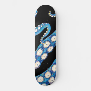 Blue Kraken Octopus Tentacles Art Persoonlijk Skateboard