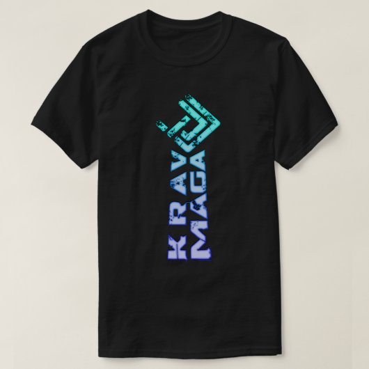 Blue Krav Maga Classic T Shirt (Design voorkant)