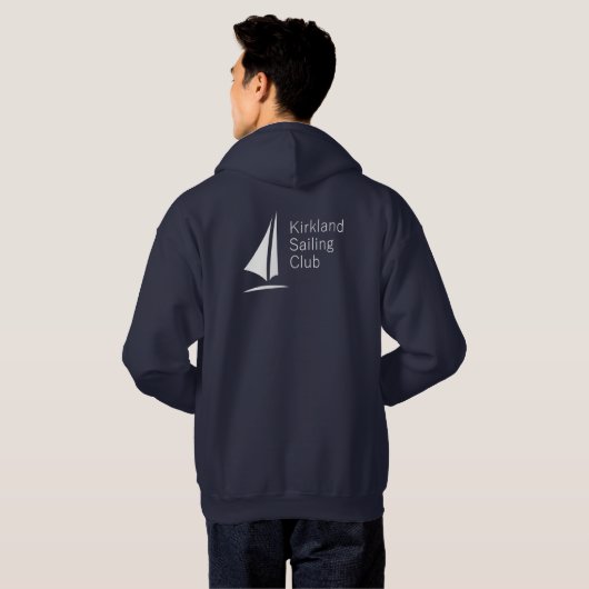 Blue KSC Logo Hoodie (Achterkant volledig)