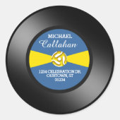 Blue Label Vinyl 45 Record Personal Address (Voorkant)