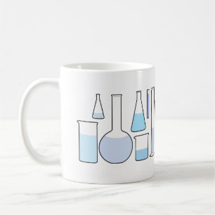 Blue Laboratory Glassware Koffiemok