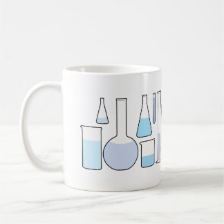 Blue Laboratory Glassware Koffiemok