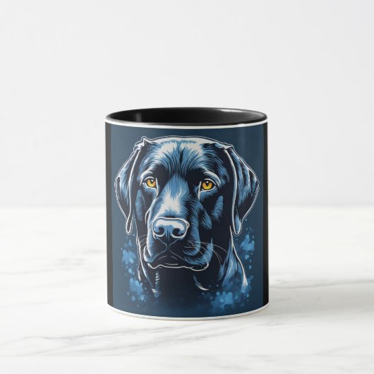 Blue Labrador Retriever Mok (Midden)