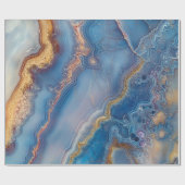 Blue Lace Agate Cadeaupapier (Vlak)