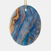 Blue Lace Agate Keramisch Ornament (Rechts)