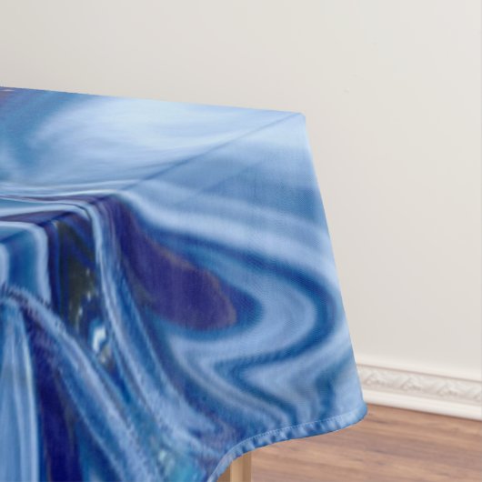 Blue Lace Agate Stone Tafelkleed (Voorbeeld)