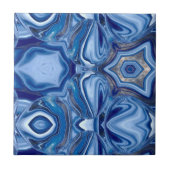 Blue Lace Agate Stone Tegeltje (Voorkant)