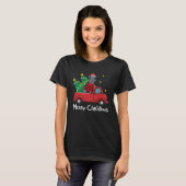 Blue Lace Christmas  Truck  Blue Lacy T-shirt (Voorkant volledig)