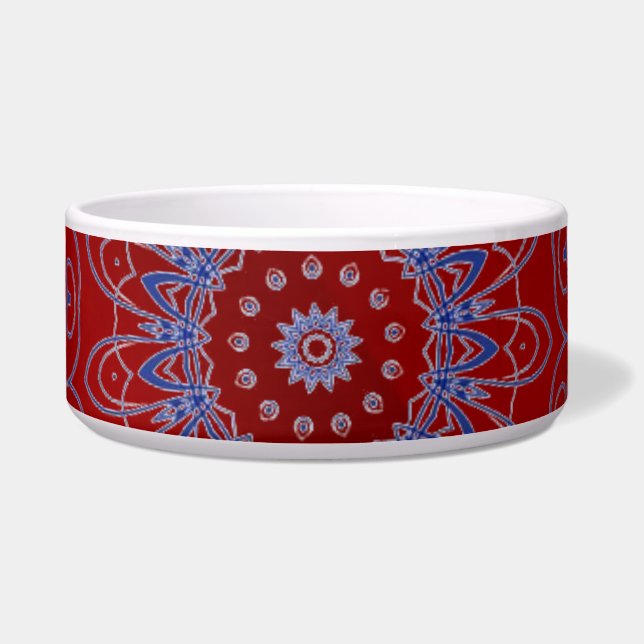 Blue Lace Pet Bowl Voerbakje (Voorkant)