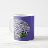 Blue Lace Pet Hydrangea Flowers Koffiemok (Voorkant links)