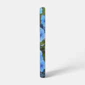 Blue Lacecap Hydrangea Blooms Floral Samsung Galaxy Hoesje (Linkerkant)