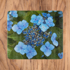 Blue Lacecap Hydrangea Floral Snijplank