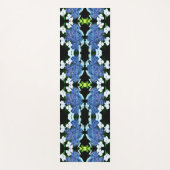 Blue Lacecap Hydrangea Flower Up Abstract Yogamat (Voorkant)