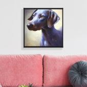 Blue Lacy hond  Canvas Afdruk (Insitu (Woonkamer))
