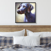 Blue Lacy hond  Canvas Afdruk (Insitu (Slaapkamer))