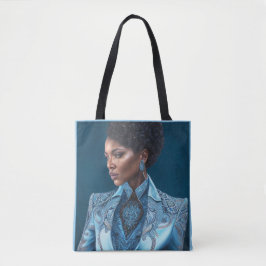 Blue Lady 3-Canvas tas