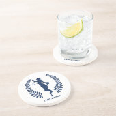 Blue Lady Justice logo Zandsteen Onderzetter (Zijkant)