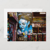 Blue Lady, Melbourne Briefkaart (Voorkant / Achterkant)