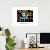 Blue Lady, Melbourne Poster (Thuiskantoor)