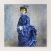 Blue Lady Parisienne Renoir Impressionist Paint Legpuzzel (Verticaal)