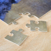 Blue Lady Parisienne Renoir Impressionist Paint Legpuzzel (Zijkant)