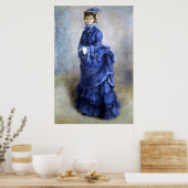 Blue Lady Parisienne Renoir Impressionist Paint Poster (Keuken)
