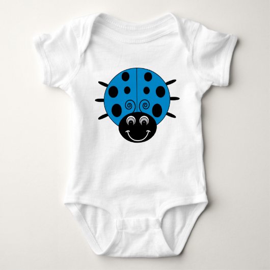 Blue Ladybug Romper (Voorkant)