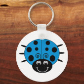 Blue Ladybug Sleutelhanger (Voorkant)