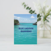 Blue Lagoon Bahamas Briefkaart (Staand voorkant)