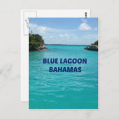 Blue Lagoon Bahamas Briefkaart (Voorkant / Achterkant)