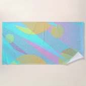 Blue Lagoon Beach Handdoek (Voorkant)