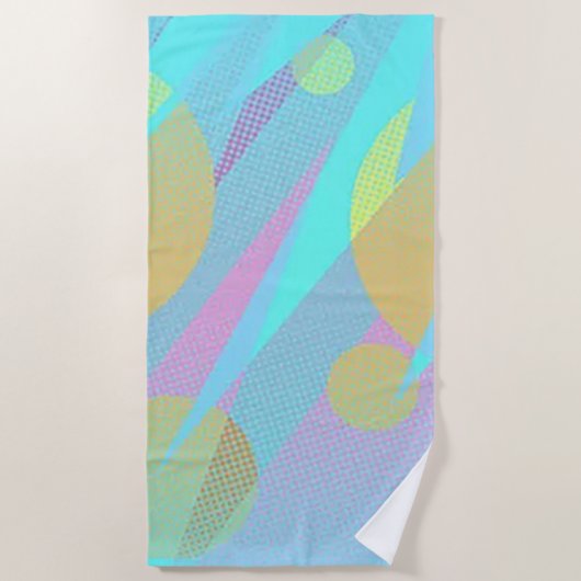 Blue Lagoon Beach Handdoek (Voorkant)