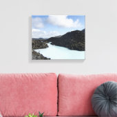 Blue Lagoon Entry - IJsland Canvas Afdruk (Insitu (Woonkamer))