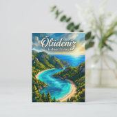 Blue Lagoon, Fethiye, Egeïsche Zee Briefkaart (Staand voorkant)
