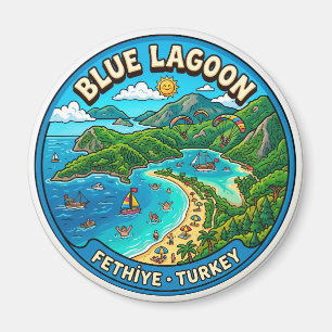 Blue Lagoon, Fethiye Turkije Magneet