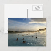 Blue Lagoon IJsland Ansichtkaart Briefkaart (Voorkant / Achterkant)