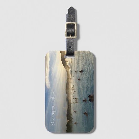 Blue Lagoon IJsland Bagagelabel (Voorkant (verticaal))