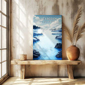 Blue Lagoon IJsland Bestemming Doekprint Canvas Afdruk