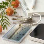 Blue Lagoon IJsland Keyring Sleutelhanger (Voorkant Rechts)