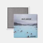 Blue Lagoon IJsland magneet (Voorkant / Achterkant)